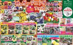ガーデンマルシェ下関店より《秋のガーデニングフェア》のお知らせです
